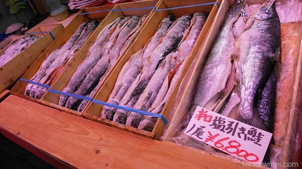 Salmon is a mainstay of the Hokkaido economy