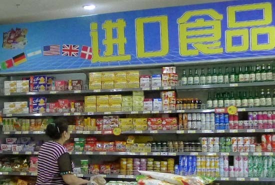 Chinese consumers turning to imported foods, says report