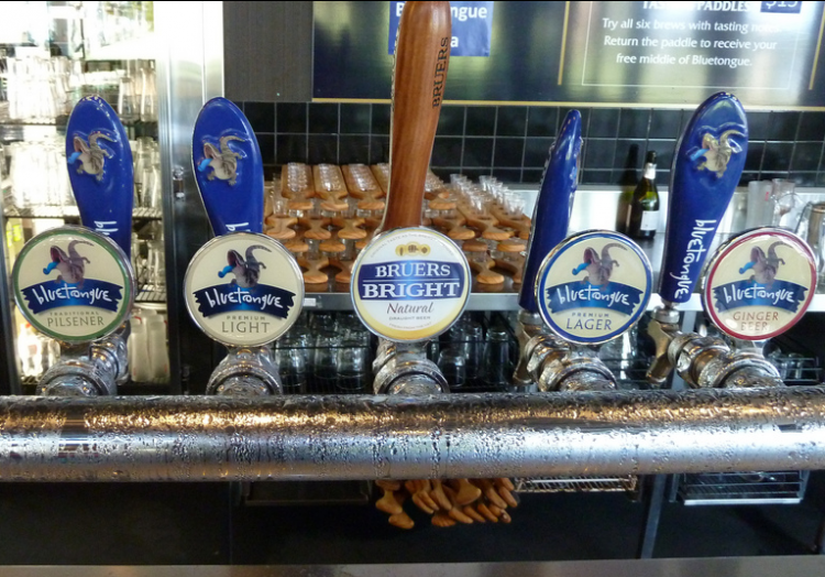 Bluetongue beers at the brewery bar (Picture: Dushan Hanuska/Flickr)