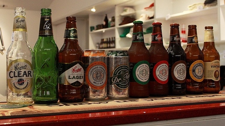 Coopers now has a sizeable range, including licensed international brands