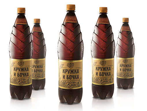 Coca-Cola's take on Kvass, Kruzhka I Bochka (Picture Copyright: Coca-Cola Russia)