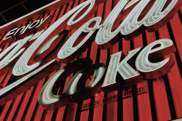 Coca-Cola billboard in Kings Cross, Sydney (Eddy Milfort/Flickr)