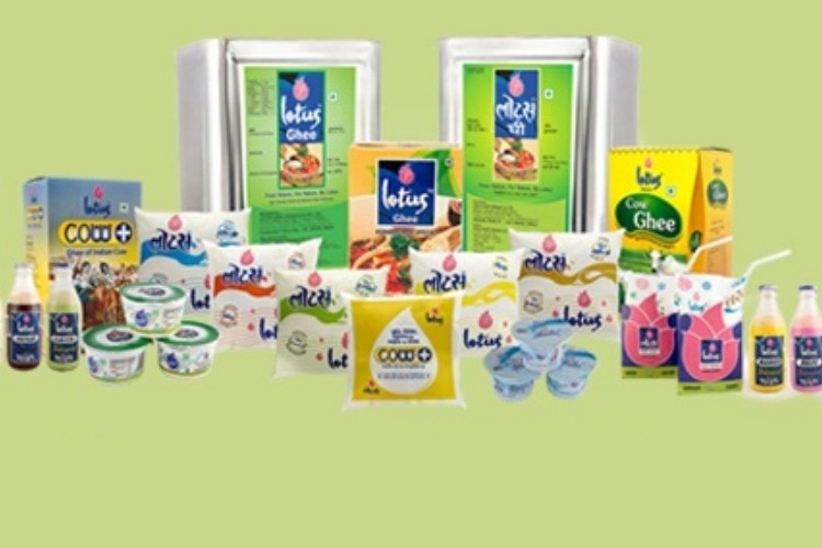 Lotus is a division of the H.P Modi group involved in procuring milk and producing milk products.