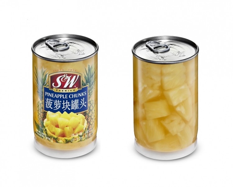 S&W, a Del Monte company, is launching clear fruit cans in stores in Seoul, South Korea, and Shanghai, China.