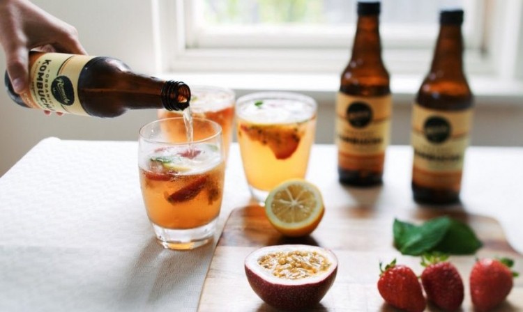 Remedy is made from the traditional Kombucha fermenting process.