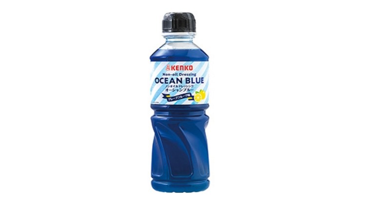 Ocean Blue non-oil dressing derives its blue colour from spirulina extracts. 