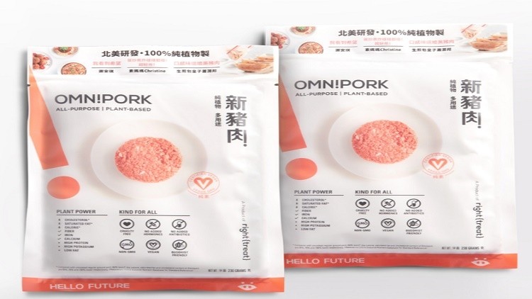Omnipork is a product of Hong Kong vegan brand Right Treat and is available in Green Common. 