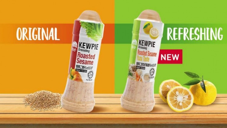Kewpie's roasted sesame salad sauce is rising in popularity in all its markets. ©Kewpie Malaysia