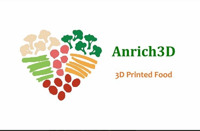 Singapore-based 3D food printing firm Anrich3D has revealed its plans to go commercial and bring 3D printed foods with personalised nutritional profiles to the market. ©Anrich3D