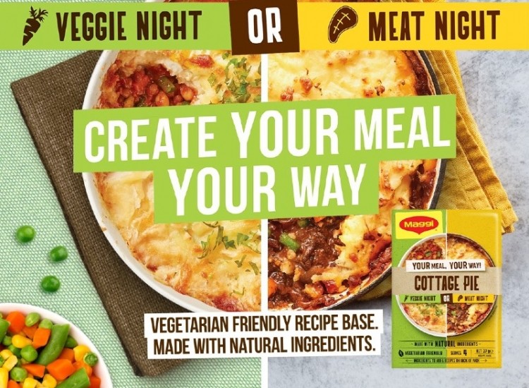 Nestle Oceania’s first flexitarian product range, a series of recipe bases launched under the MAGGI brand, is tapping into family favourite dishes. ©MAGGI ANZ