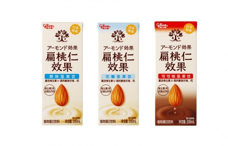 Distributed by Shanghai Ezaki Glico Foods Co, the three SKUs of Almond Koka are original, sugar-free, and chocolate  ©Glico