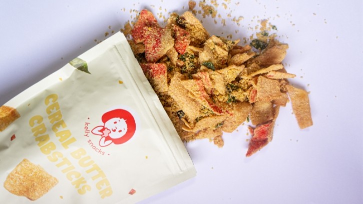 Singapore brand Kelly Snacks is aiming to bring its locally flavoured and produced tidbits to overseas markets by this year. ©Kelly Snacks