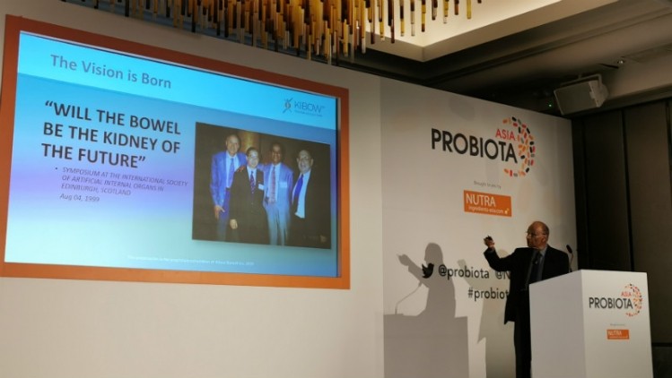 Dr Ranganathan addressing the audience at Probiota Asia 2019