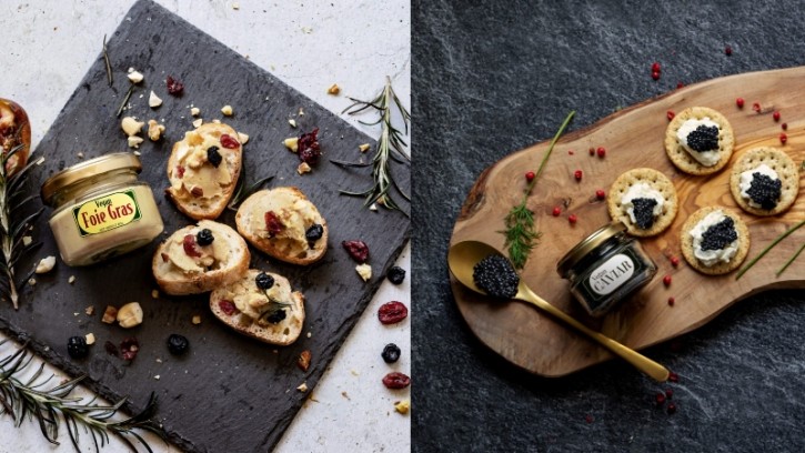 Dr. FOODS, a spinoff from NEXT MEATS, has developed fully plant-based versions of foie gras and caviar. ©NEXT MEATS