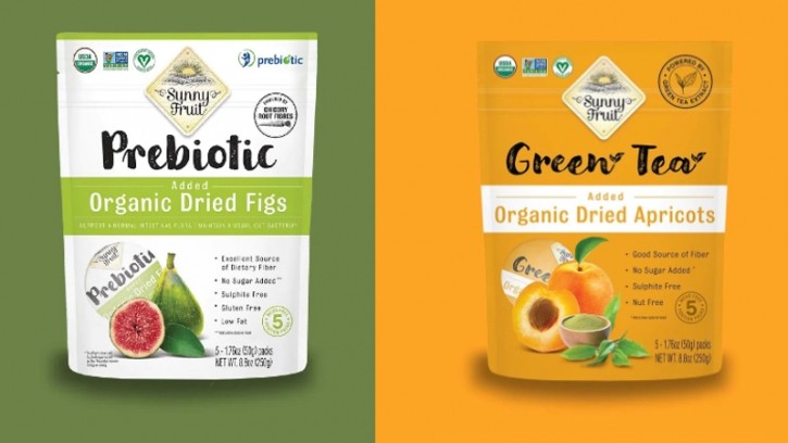 Turkey-based organic snacks brand Sunny Fruit is focusing on extending its functional dried fruits range, following the debut of its prebiotic- and probiotic- fortified products. ©K.F.C. GIDA A.Ş