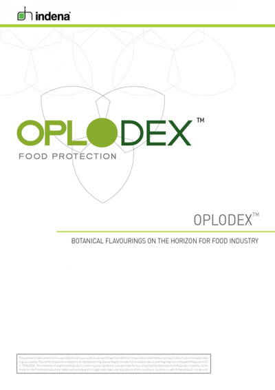 Oplodex™: botanical flavourings on the horizon for food industry