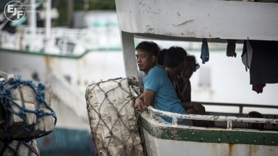 The Environmental Justice Foundation has documented foreign workers on Taiwanese ships being subject to appalling conditions.