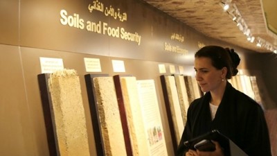 Mariam Hareb Almheiri, UAE Minister of State for Food Security, has officially launched the country's National Food Security Strategy. ©ICBA-Biosaline 