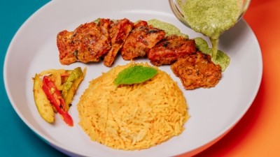 Cult-favourite briyani rice could be eaten with Dynameat 'chicken'. © Dynamic Foodco