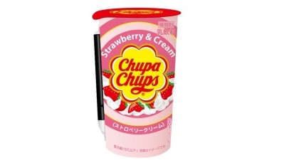 The Chupa Chups Strawberry Cream flavour was launched in July 2020 in convenience stores and drug stores nationwide ©Perfetti Van Melle
