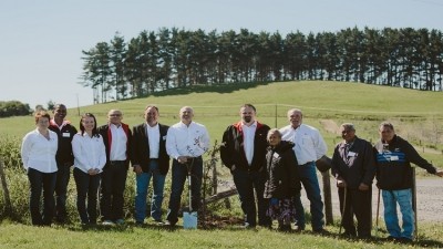 The ground-breaking ceremony at the New Zealand Cobb-Vantress facility