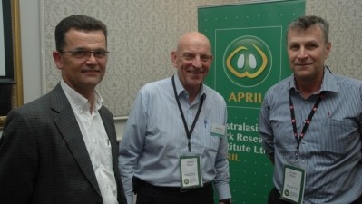 John Pluske (right) has described the grant as "significant" for the pig industry