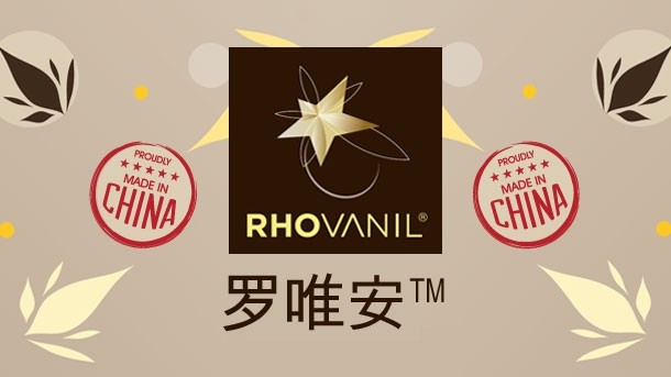 Rhovanil® vanillin: Proudly Made in China along with EUR & NA 
