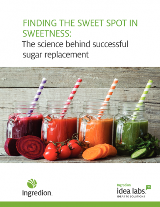 Find the sweet spot in sugar replacement