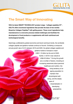 GELITA SMART TECHNOLOGY - The Smart Way of Innovating