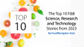 See our top 10 most read science, research and technology stories from 2023.